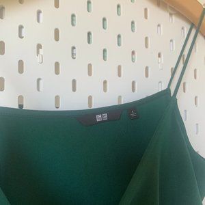 Uniqlo Deep Green Cami Tank Top